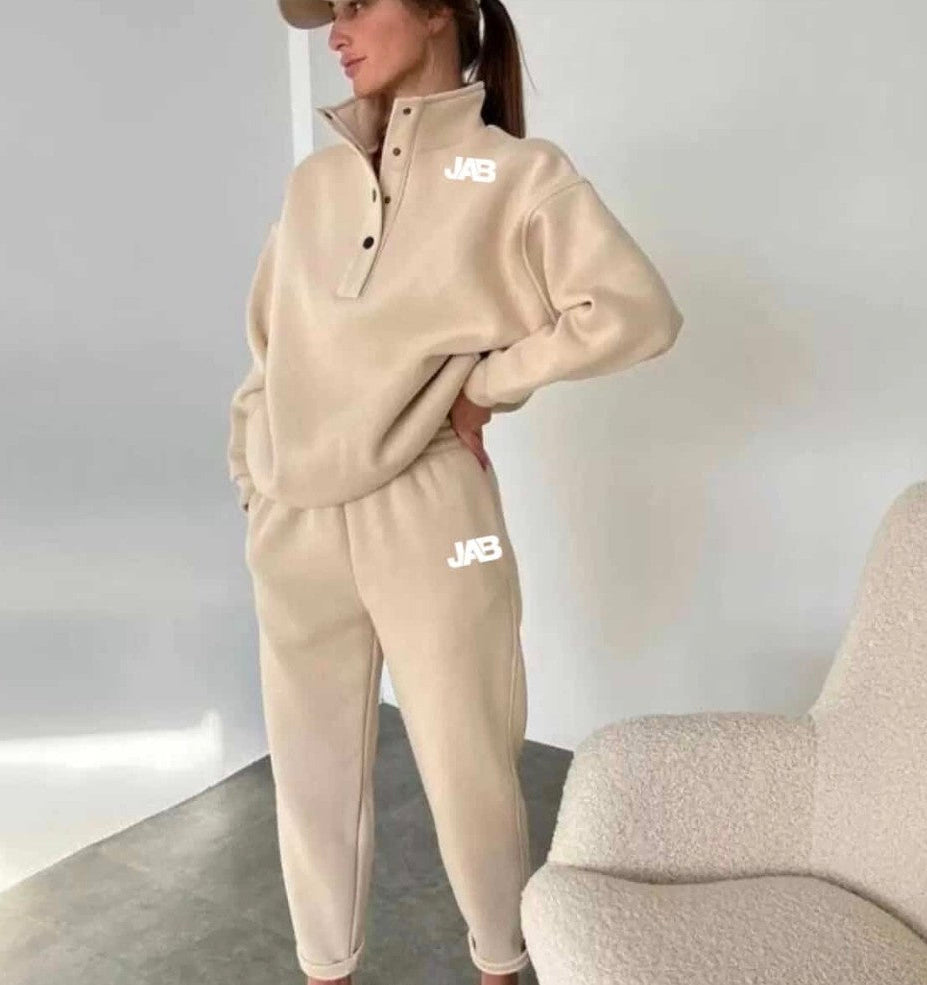 Ladies High Collar Tracksuit