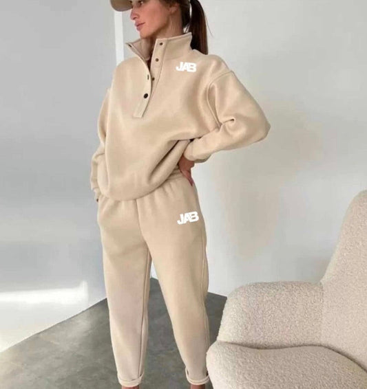 Ladies High Collar Tracksuit
