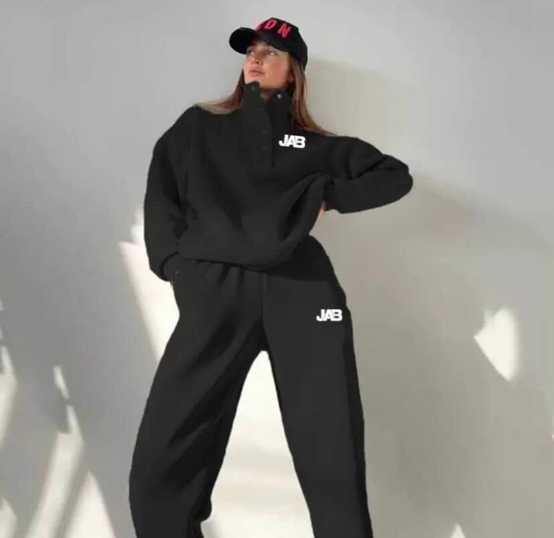 Ladies High Collar Tracksuit