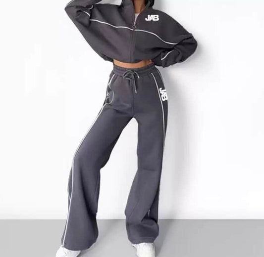 Ladies Crop Tracksuit